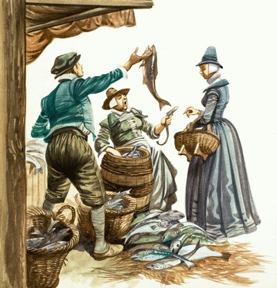 Once Upon a Time... markeds- og gatehandlere i Tudor-tiden av Peter Jackson