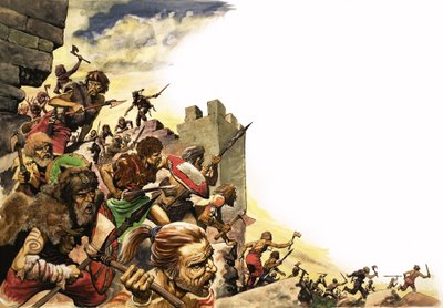 Pict-krigere invaderer Storbritannia av Peter Jackson