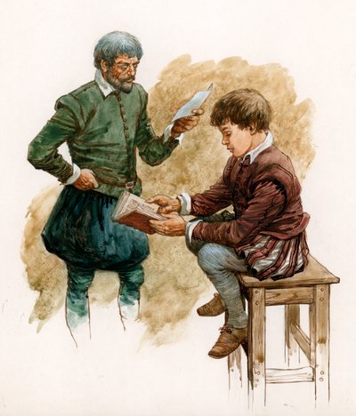 Tudor-gutt blir undervist av Peter Jackson