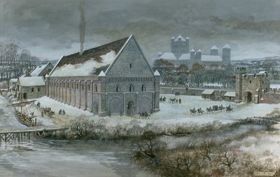 Westminster Hall i snøen av Peter Jackson