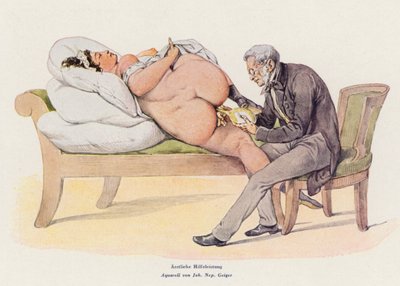 Medisinsk hjelp (akvarell) av Peter Johann Nepomuck Geiger