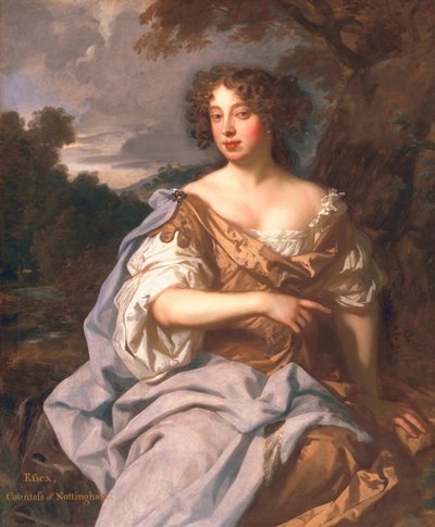 Lady Essex Finch, senere grevinne av Nottingham, ca. 1675 av Peter Lely