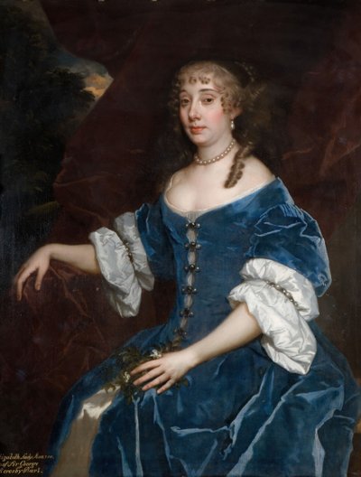 Portrett av Elizabeth Lady Monson, 1680. av Peter Lely
