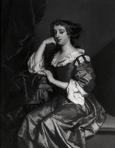 Portrett av Lady Elizabeth Wriothesley, kone til den 11. jarlen av Northumberland (olje på lerret) av Peter Lely