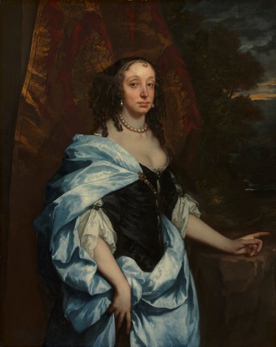 Portrett av fru Leneve, ca. 1657. av Peter Lely