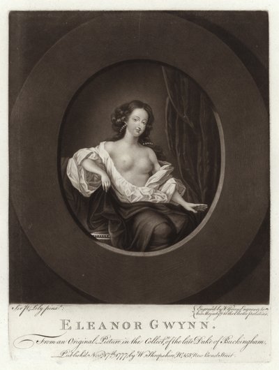 Portrett av Nell Gwyn av Peter Lely