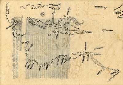 Kart over Karibia av Peter Martyr d