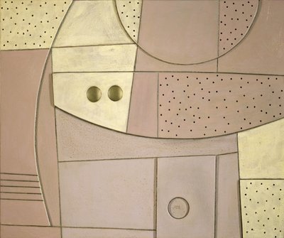 Chilled Purple Haze, 1998 (akryl på tre) av Peter McClure