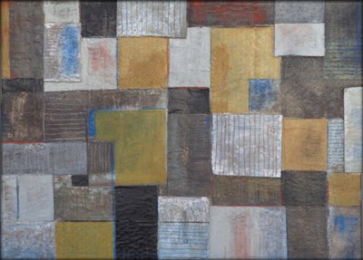 DANSENDE REKTANGLER, 2020 (blandet teknikk) av Peter McClure