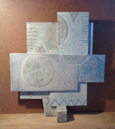 Jord-Vind-Ild, 2020 (skulptur) av Peter McClure