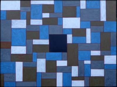 MCCLURES BLACK SQUARE, 2020 av Peter McClure