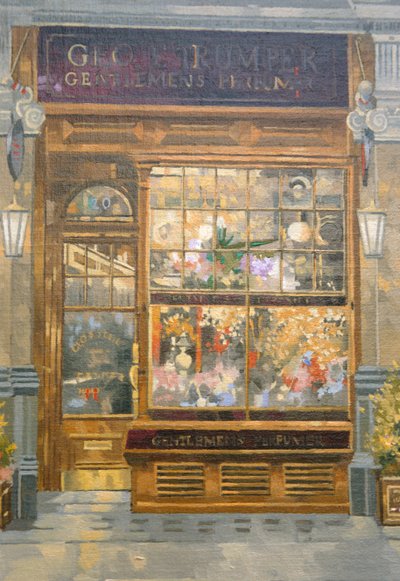 Geo F. Trumper, Jermyn Street, London (olje på lerret) av Peter Miller