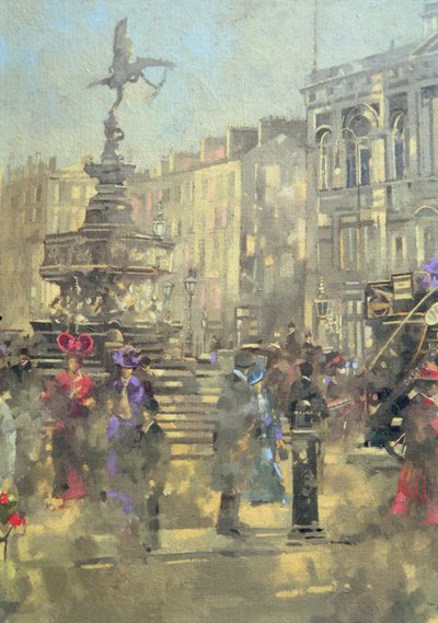 Piccadilly Circus ca. 1890 av Peter Miller