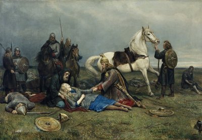 Valkyriens død av Peter Nicolai Arbo