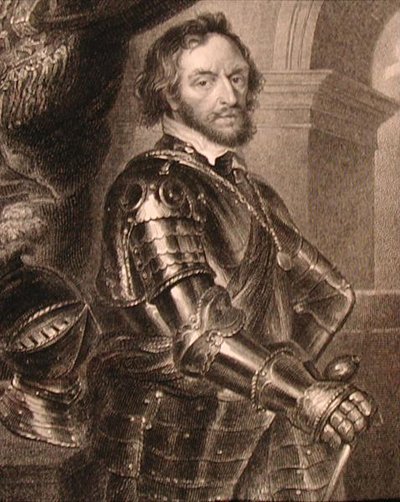 Portrett av Thomas Howard (1585-1646) 2. eller 14. jarl av Arundel, fra "Lodge