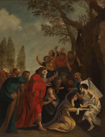 Oppreisningen av Lasarus av Peter Paul Rubens (after)