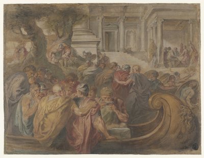 Ankomst av Odysseus og ledsagere til Circe av Peter Paul Rubens (possibly)