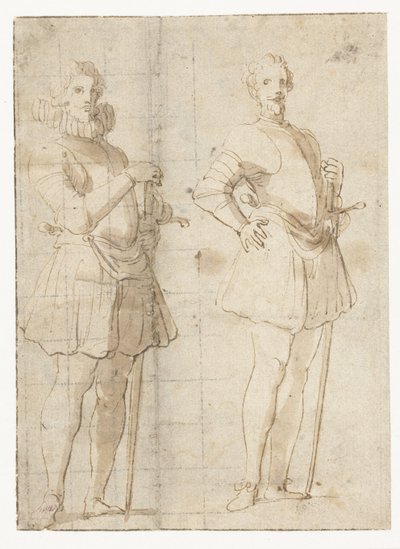 To studier av en stående offiser av Peter Paul Rubens (possibly)