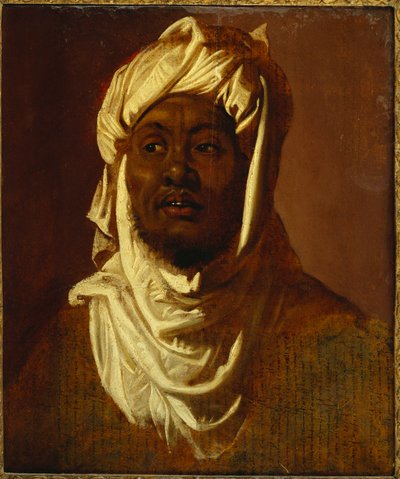 En afrikaner iført turban - en skisse av Peter Paul Rubens