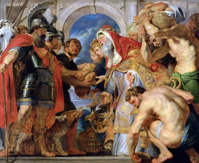 Abraham og Melkisedek av Peter Paul Rubens