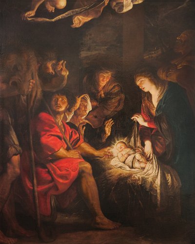 Tilbedelse av gjetere av Peter Paul Rubens