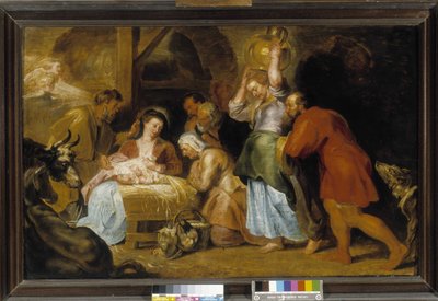 Tilbedelse av hyrdene av Peter Paul Rubens