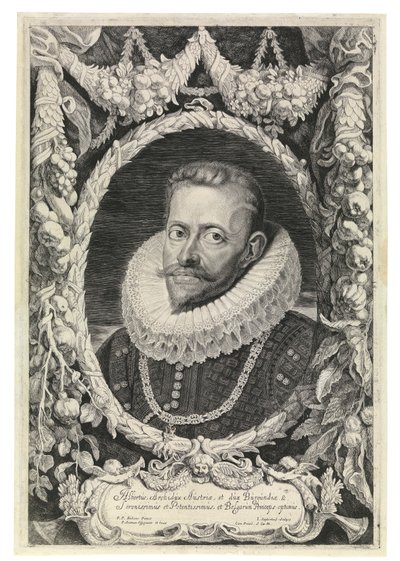 Albert, erkehertug av Østerrike (radering) av Peter Paul Rubens