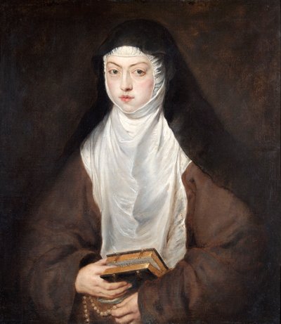 Ana Dorothea, datter av Rudolph II, et liv i klosteret til Royal Barefoot, Madrid av Peter Paul Rubens