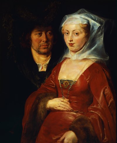 Ansegisus og St. Bega, av Peter Paul Rubens (1577-1640) av Peter Paul Rubens