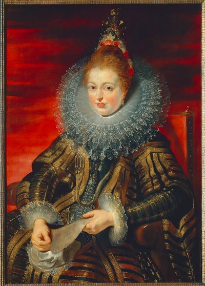 Østerrike, Wien, Portrett av Infanta Isabella Clara Eugenia av Habsburg (1566 - 1633) av Peter Paul Rubens