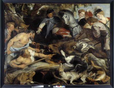 Villsvinjakt av Peter Paul Rubens