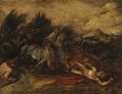 Hippolytus død av Peter Paul Rubens