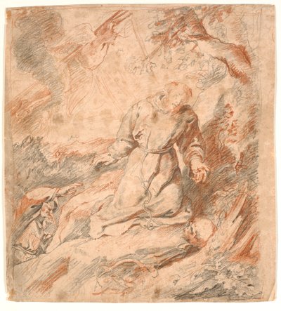 Die Stigmatisation des Heiligen Franz av Peter Paul Rubens