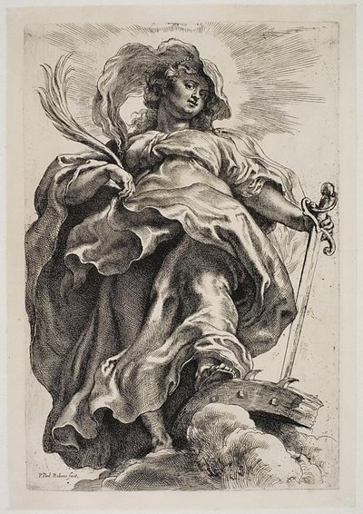 Den hellige Katarina av Alexandria av Peter Paul Rubens
