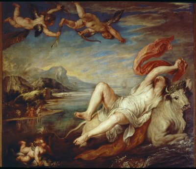 Ranet av Europa av Peter Paul Rubens