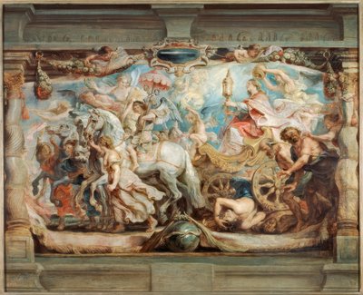 Kirkens triumf over uvitenhet og villfarelse av Peter Paul Rubens