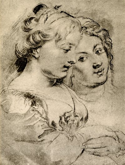 Detaljert studie om to jenter av Peter Paul Rubens