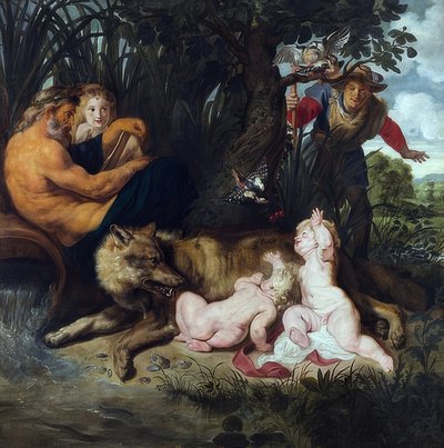 Finner Romulus og Remus. 1612 av Peter Paul Rubens