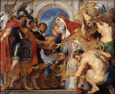 Møtet mellom Abraham og Melkisedek av Peter Paul Rubens