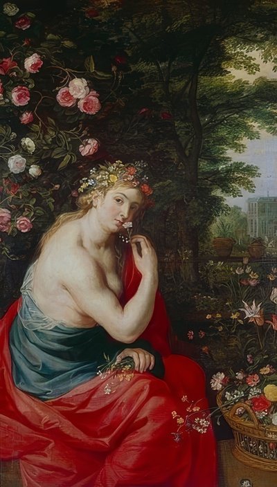Gudinnen Flora. Rundt 1625 av Peter Paul Rubens