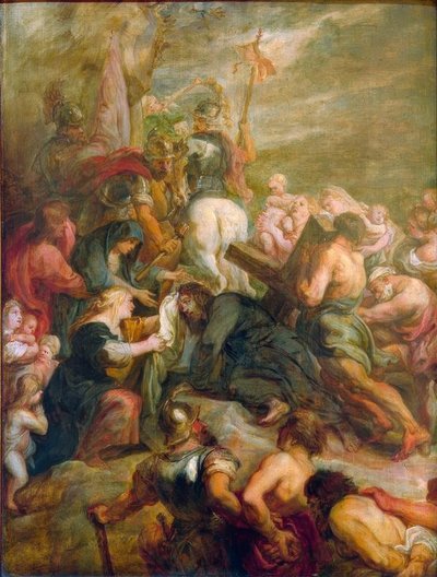 Å bære korset av Peter Paul Rubens
