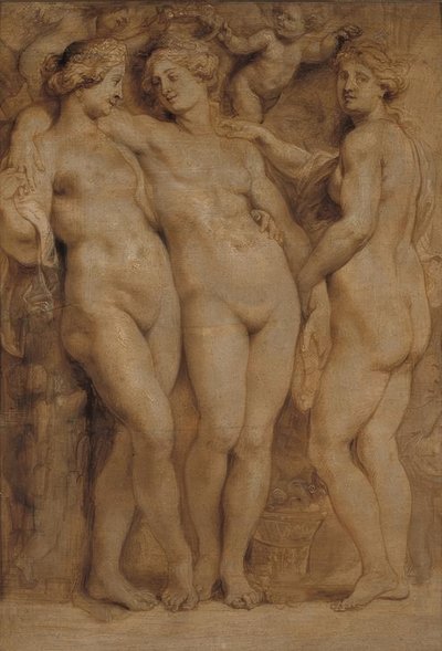 De tre nådene av Peter Paul Rubens