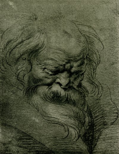 Hovedstudie for Bacchus av Peter Paul Rubens