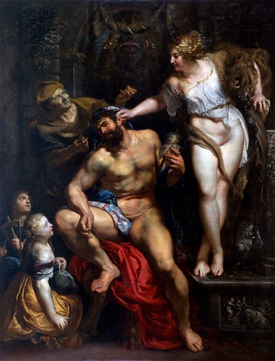 Hercules og Omphale, 1606 av Peter Paul Rubens