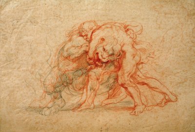 Hercules og Nemean Lion av Peter Paul Rubens