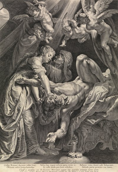 Judith og Holofernes (gravering) av Peter Paul Rubens