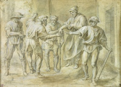 Lignelsen om vinbonden, av Andrea del Sarto, av Peter Paul Rubens