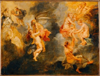 De tre skjebnene etter Marie Medicis skjebne av Peter Paul Rubens