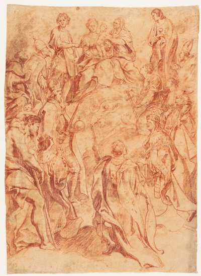 Maria med barnet og helgener av Peter Paul Rubens