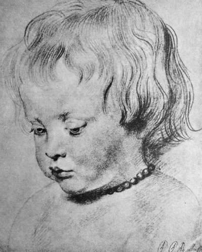 Nicholas Rubens iført et korallkjede av Peter Paul Rubens